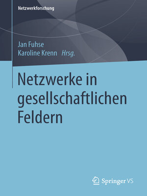 cover image of Netzwerke in gesellschaftlichen Feldern